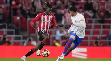 بلباو يعلن رسميًا إصابة نيكو ويليامز وغيابه عن مباراة ريال مدريد