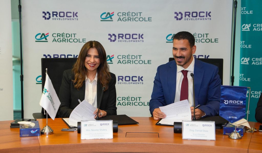 بنك كريدي أجريكول يوقع بروتوكول تعاون لتقديم تمويل عقاري حر مع شركة «Rock Developments» بنك كريدي أجريكول يوقع بروتوكول تعاون لتقديم تمويل عقاري حر مع شركة «Rock Developments»