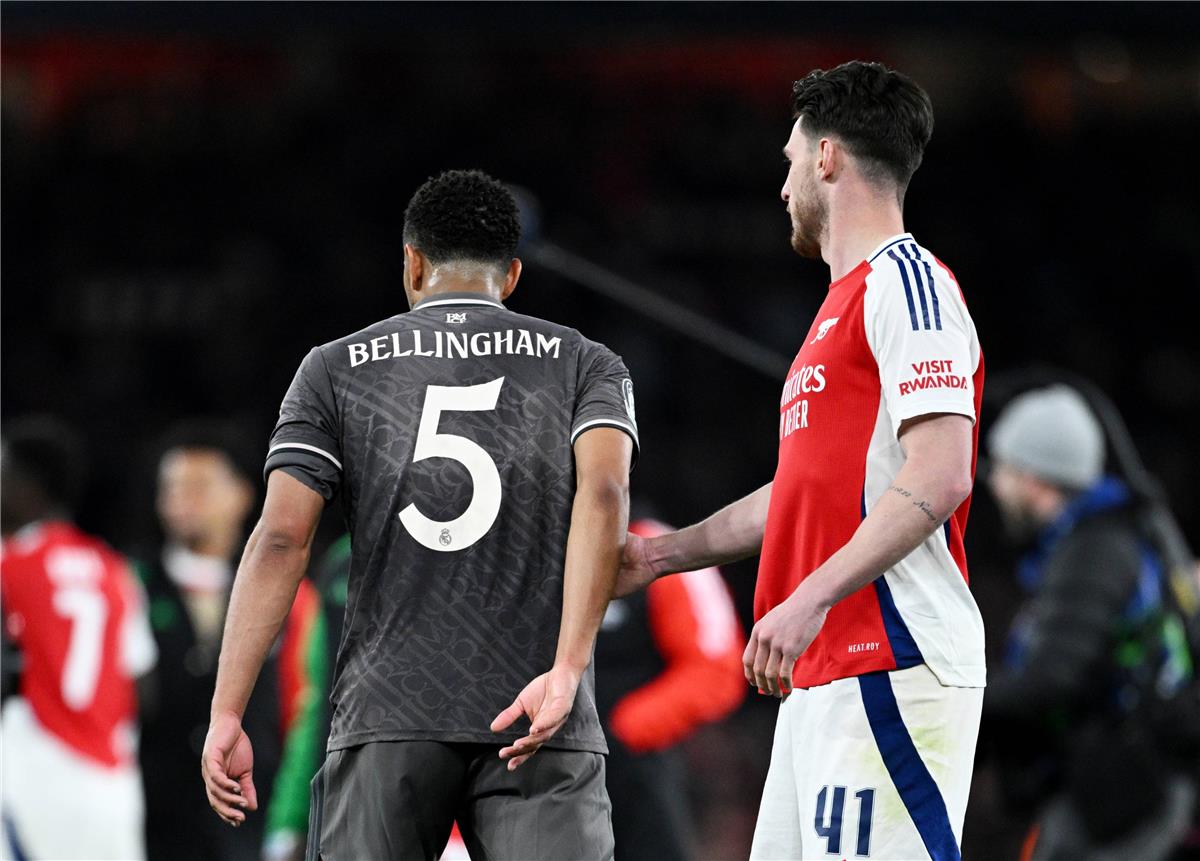 بيلينجهام بعد الهزيمة بثلاثية أمام أآرسنال: ريال مدريد كان محظوظًا بيلينجهام بعد الهزيمة بثلاثية أمام أآرسنال: ريال مدريد كان محظوظًا