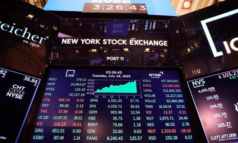 تباين الأسهم الأمريكية بعد التصعيد الصيني في الحرب التجارية تباين الأسهم الأمريكية بعد التصعيد الصيني في الحرب التجارية