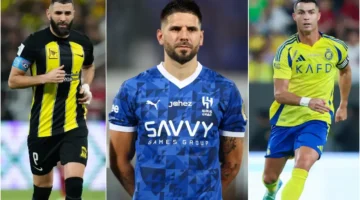 تصنيف هدافي الدوري السعودي 2024/2025 بعد الجولة 33