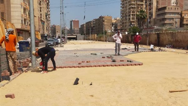 تركيب بلاط الإنترلوك بشارع البوسطة القديمة بدمنهور تركيب بلاط الإنترلوك بشارع البوسطة القديمة بدمنهور