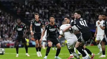 تعادل سلبي بين ريال مدريد وأرسنال بالشوط الأول.. وساكا يهدر ركلة جزاء