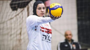 تقى مدحت تحصل على أفضل لاعبة في مركز 2 ببطولة أفريقيا للطائرة