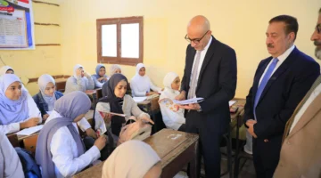 جدول امتحانات الصف الأول الإعدادي شهر أبريل الترم الثاني بالجيزة 2025