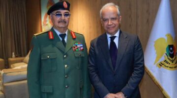 حفتر يناقش مع وزير الداخلية الإيطالي التعاون الأمني والاقتصادي