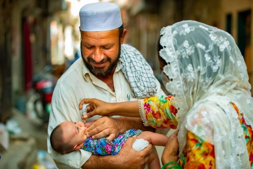 حملةُ تطعيم جديدة ضد مرض شلل الأطفال في أفغانستان