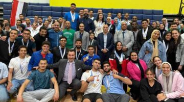 ختام ناجح لبطولة التجديف داخل الصالات وتتويج الأبطال بحضور القماطي والعريان