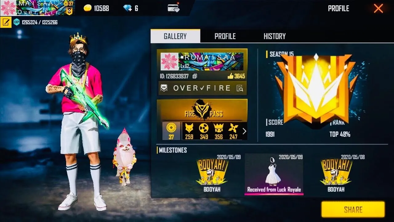 مميزات الحصول على جواهر Free Fire