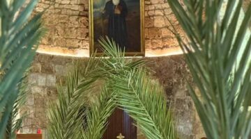 دير مار أنطونيوس قزحيا يستعد للاحتفال بأحد الشعانين