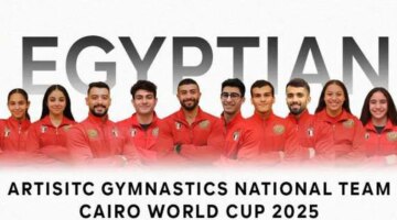 رئيس اتحاد الجمباز يحفز لاعبي المنتخب قبل كأس العالم 2025 بالقاهرة