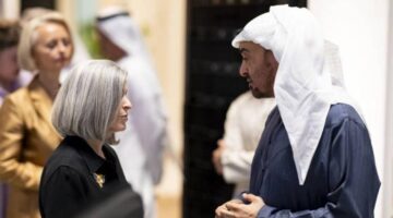 رئيس الدولة يبحث مع وفد من الكونجرس علاقات الصداقة والتعاون