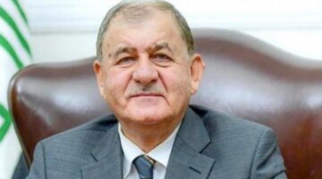 رئيس العراق يؤكد ضرورة إنهاء العدوان على الشعب الفلسطيني