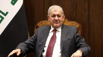 رئيس العراق يؤكد ضرورة اعتماد الحوار لحل المسائل العالقة بين بغداد وأربيل