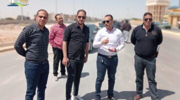 رئيس جهاز القرى السياحية يتفقد أعمال رفع كفاءة وتطوير منطقة الشانزليزيه