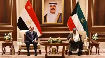 رئيس مصر وأمير الكويت: نرفض التدخلات الأجنبية في سوريا ويجب اقتلاع جذور الإرهاب