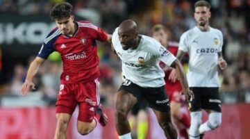 رايو فاليكانو وفالنسيا يتعادلان 1-1 بالليجا الاسبانية