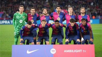 رجل مباراة برشلونة وريال مايوركا في الدوري الإسباني