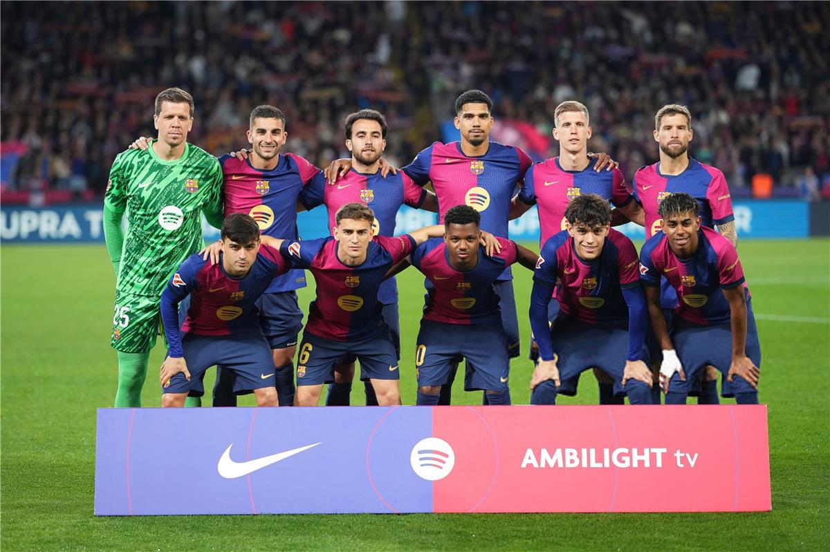رجل مباراة برشلونة وريال مايوركا في الدوري الإسباني رجل مباراة برشلونة وريال مايوركا في الدوري الإسباني