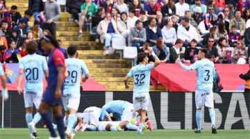 رجل مباراة برشلونة وسيلتا فيجو في الدوري الإسباني