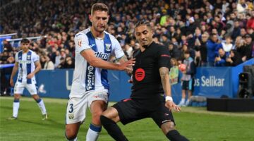 رجل مباراة برشلونة وليجانيس في الدوري الإسباني