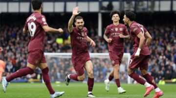 رجل مباراة مانشستر سيتي وإيفرتون في الدوري الإنجليزي