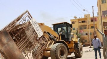 رفع 230 حالة إشغال ومخالفة بنطاق مدينة أسوان