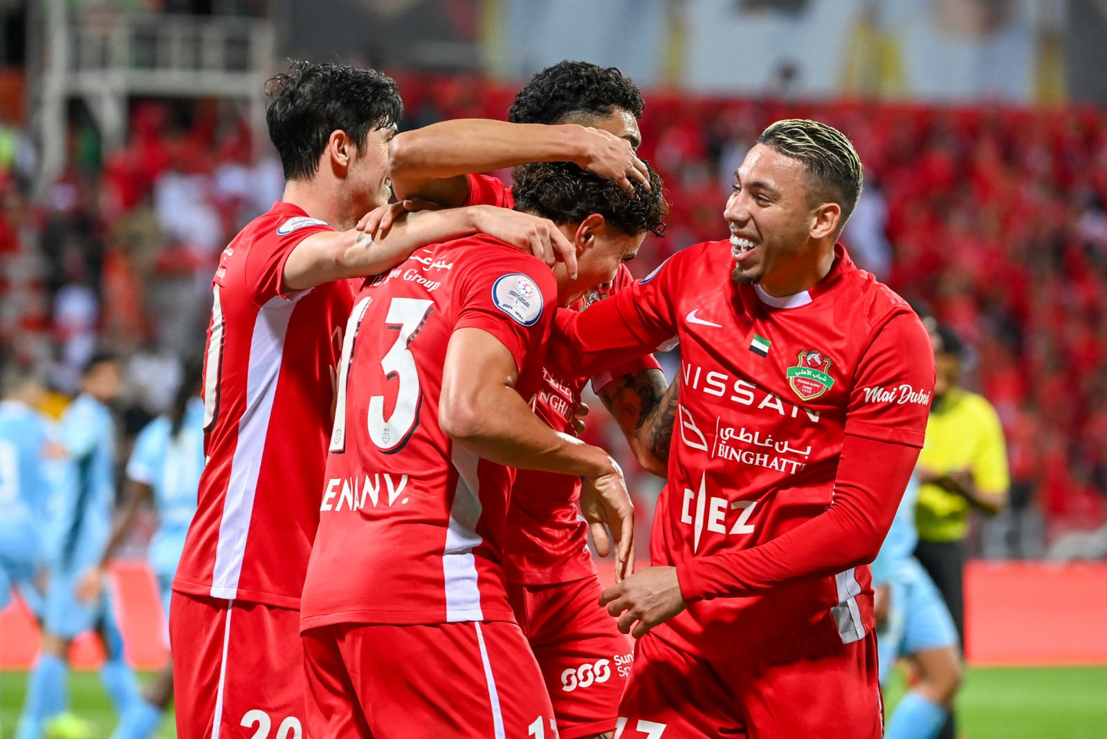 مراسم تتويج شباب الأهلي بلقب كأس رئيس الدولة الإماراتي