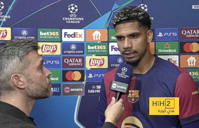 رونالد أراوخو: “أنا سعيد بالعودة إلى المستوى العالي مع برشلونة” رونالد أراوخو: “أنا سعيد بالعودة إلى المستوى العالي مع برشلونة”