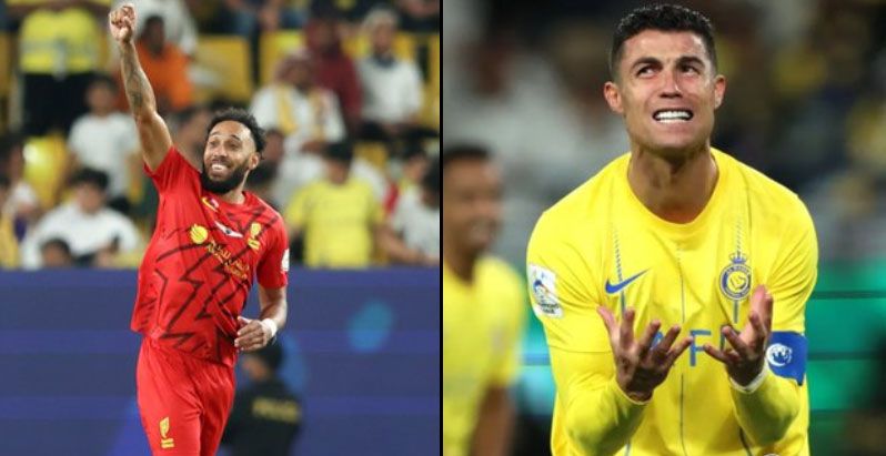 رونالدو وأوباميانج في التشكيل الرسمي لمباراة النصر والقادسية رونالدو وأوباميانج في التشكيل الرسمي لمباراة النصر والقادسية