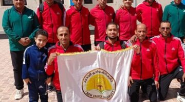 رياضية الوادي الجديد يتألق في التصفيات النهائية للعاملين بالمصالح الحكومية