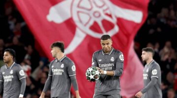 ريال مدريد ضد آرسنال ..مبابي وساكا  يقودان التشكيل المتوقع لقمة دوري الأبطال