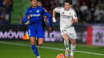 ريال مدريد يستمر في مطاردة برشلونة بالفوز على خيتافي في الدوري الإسباني
