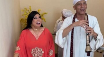 زفة بلدي في استقبال فيفي عبده داخل استوديوهات «نجوم إف.إم».. صور
