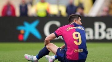 زلزال في برشلونة.. ليفاندوفسكي مهدد بالغياب عن مباراتي الكلاسيكو