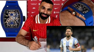 ساعة محمد صلاح تثير إعجاب ميسي على إنستجرام