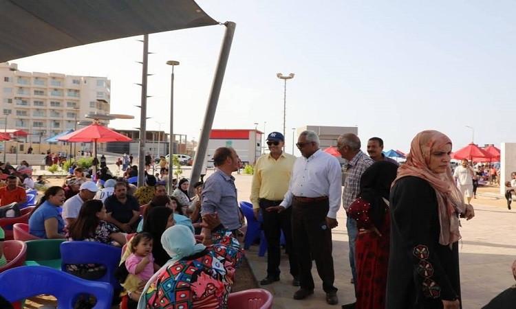 سكرتير عام البحر الأحمر يتفقد الشواطئ والمتنزهات بالغردقة لتهنئة الزوار سكرتير عام البحر الأحمر يتفقد الشواطئ والمتنزهات بالغردقة لتهنئة الزوار