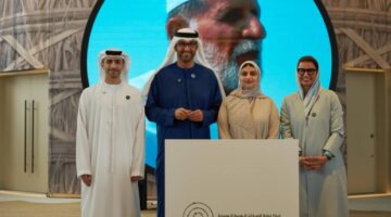 سلطان الجابر يشهد افتتاح جناح الإمارات بمعرض إكسبو أوساكا