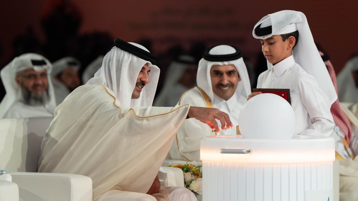 سمو الأمير: محطتا رأس لفان ومسيعيد للطاقة الشمسية يدعمان المشاريع التنموية الاستراتيجية لبلادنا سمو الأمير: محطتا رأس لفان ومسيعيد للطاقة الشمسية يدعمان المشاريع التنموية الاستراتيجية لبلادنا