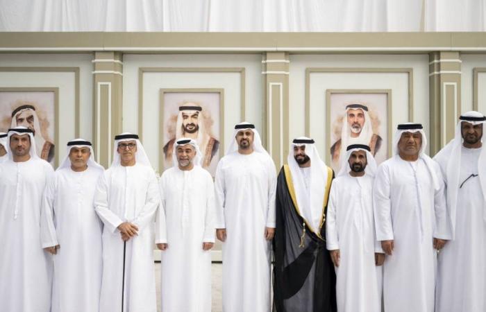 سيف بن زايد وذياب بن محمد يحضران أفراح البلوشي والظاهري سيف بن زايد وذياب بن محمد يحضران أفراح البلوشي والظاهري