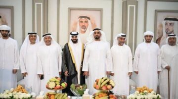سيف بن زايد يحضر أفراح البلوشي والظاهري