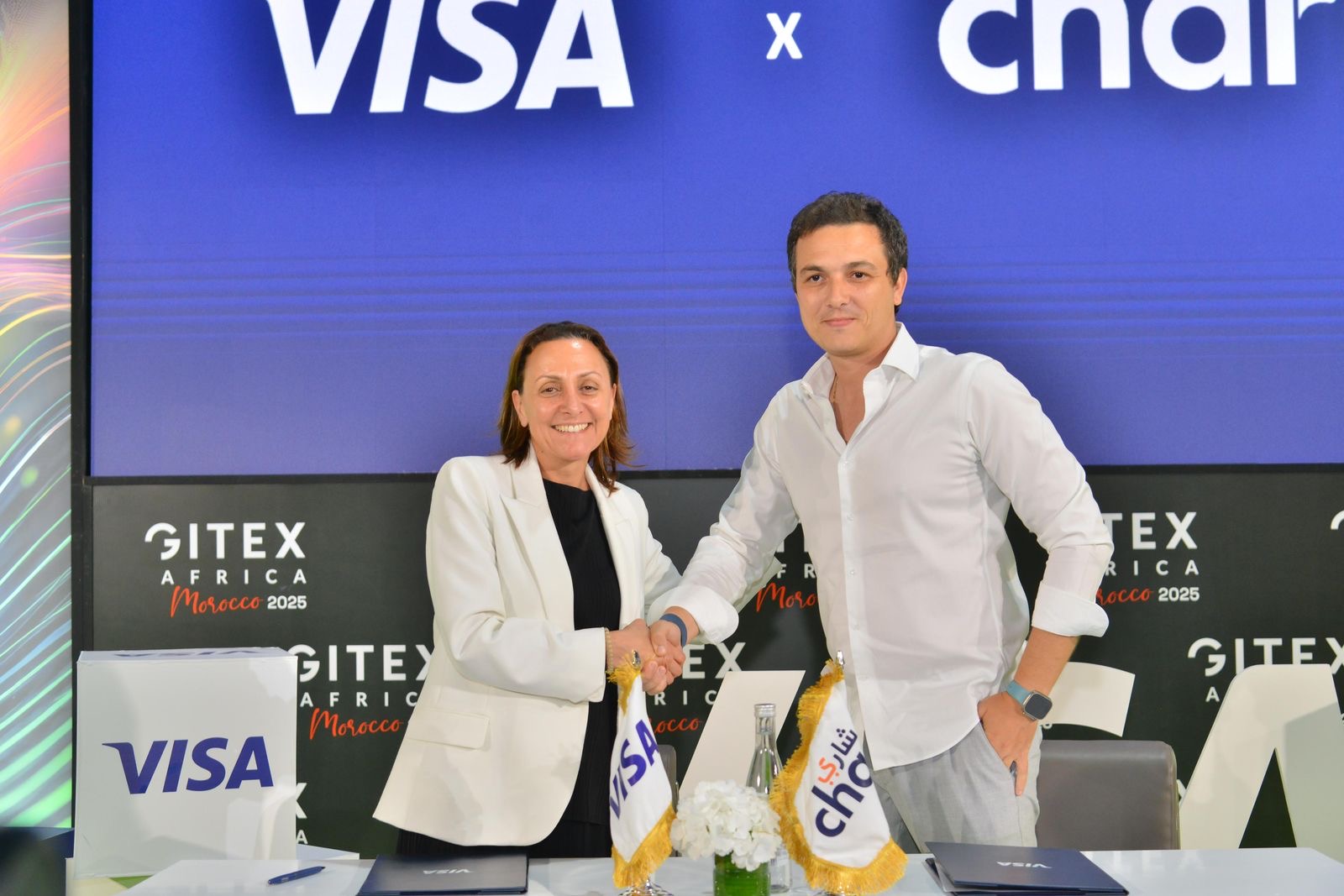 شركه visa تعلن استثماراتها في شركات التكنولوجيا المالية الأفريقية Konnect وPayTic خلال معرض جيتيكس إفريقيا 2025 شركه visa تعلن استثماراتها في شركات التكنولوجيا المالية الأفريقية Konnect وPayTic خلال معرض جيتيكس إفريقيا 2025