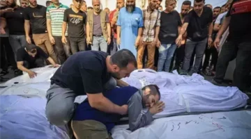 شهيدان و5 مصابين والاحتلال يجبر الآلاف على النزوح في خان يونس