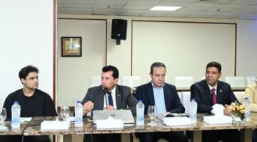 صبحي يناقش مستقبل الرياضة المصرية مع رؤساء التحرير في ضوء توجيهات الرئيس