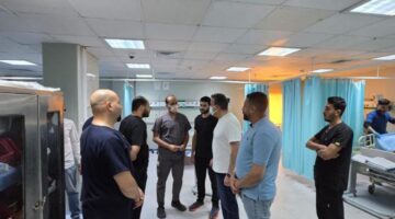 صور..استكمالا  لجولاته الميدانية.. وزير الصحة يتفقد مستشفى البنك الأهلي