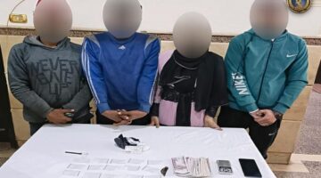 ضبط 3 أشخاص لتعاطيهم المواد المخدرة بإحدى الحدائق العامة بالإسماعيلية