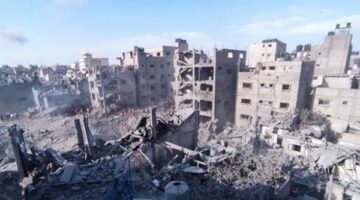 طائرات الاحتلال تشن غارة جوية شمالي مدينة رفح الفلسطينية جنوبي قطاع غزة