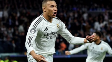طرد مبابي.. ريال مدريد يتقدم على ألافيس في الشوط الأول