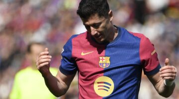 عاجل.. ليفاندوفسكي خارج كلاسيكو الكأس