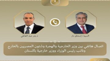عبد العاطي يعرب عن مواصلة التعاون المشترك بين مصر وباكستان
